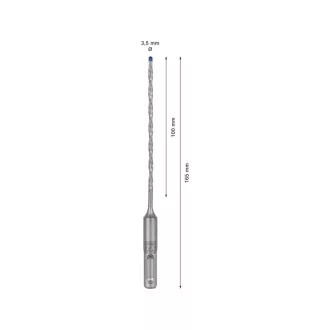   BOSCH EXPERT 7X Kameňový vrták 3,5 x 165/100 mm štvorhranný SDS-Plus