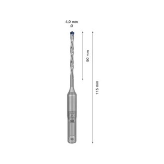   BOSCH EXPERT 7X Vrták do skaly 4 x 115/50 mm štvorhranný SDS-Plus