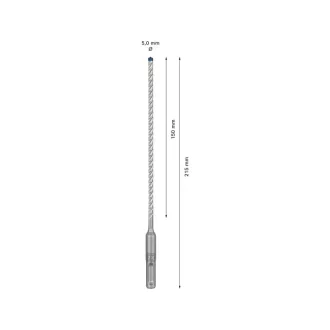   BOSCH EXPERT 7X Kamenárske vŕtacie kladivo 5 x 215/150 mm štvorhranné SDS-Plus
