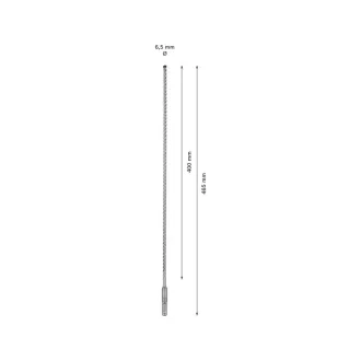   BOSCH EXPERT 7X Vŕták do kamena 6,5 x 465/400 mm štvorboký SDS-Plus
