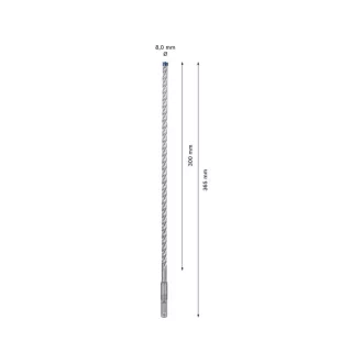   BOSCH EXPERT 7X Skalný vrták 8 x 365/300 mm štvorcový SDS-Plus