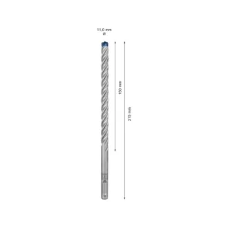   BOSCH EXPERT 7X Vŕták do kamena 11 x 215/150 mm štvorboký SDS-Plus