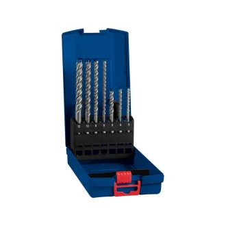   BOSCH EXPERT 7X Sada vrtákov do skaly 7-dielna štvorhranná SDS-Plus (5/6/8 x 115 mm; 6/8/10/12 x 165 mm)