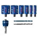 BOSCH EXPERT Súprava kruhových fréz v 9-dielnom kufríku Tough Material