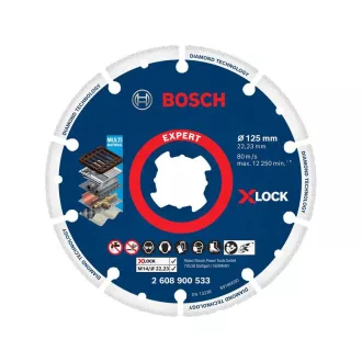   BOSCH EXPERT Diamantový rezací kotúč 125 x 22,2 mm X-LOCK segmentovaný