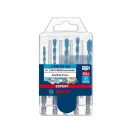 BOSCH EXPERT HEX-9 Univerzálna sada vrtákov 5 dielna (4 / 5 / 6 / 6 / 8 mm) 1/4" upínanie bitu