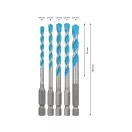 BOSCH EXPERT HEX-9 Univerzálna sada vrtákov 5 dielna (4 / 5 / 6 / 6 / 8 mm) 1/4" upínanie bitu