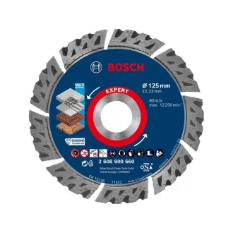   BOSCH EXPERT Diamantový rezací kotúč 125 x 2,2 x 12 x 22,2 mm segmentovaný MultiMaterial