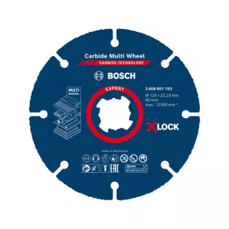 BOSCH EXPERT Multi rezací kotúč 125 x 22,2 mm X-LOCK