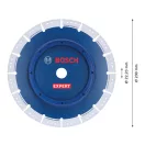 BOSCH EXPERT Diamantový rezný kotúč 230 x 3,1 x 3,2 x 22,2 mm pre rezanie kovu a rúr