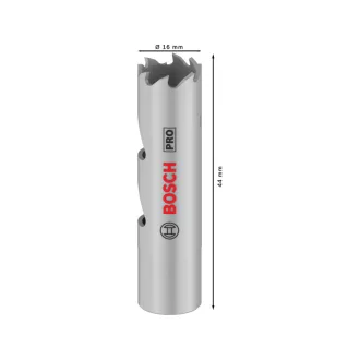   BOSCH PRO Kruhový rezač 16 mm (8% kobaltu) závitový Multi Material