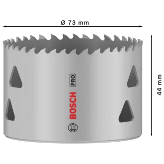   BOSCH PRO Vystrihávač otvorov 73 mm (8% kobaltu) závitový Multi Material