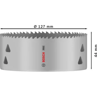   BOSCH PRO Kruhová vyvrtačka 127 mm (s 8% kobaltu) závitový Multi Material
