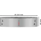 BOSCH PRO Dierovací nástroj 210 mm (8% kobaltu) závitový Multi Material