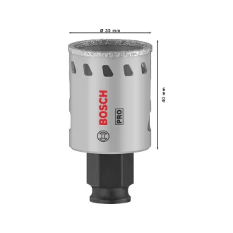 BOSCH PRO Diamantová kruhová vrtáčka 35 mm PC PLUS