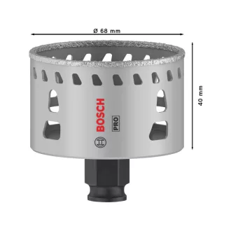 BOSCH PRO Diamantový kruhový rezák 68 mm PC PLUS