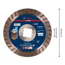 BOSCH EXPERT Diamantový rezací kotúč 125 x 2,4 x 12 x 22,2 mm turbo Multi Material X-LOCK (oSa)