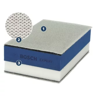 BOSCH EXPERT Sada brúsnych blokov 6 dielne 80 x 133 mm