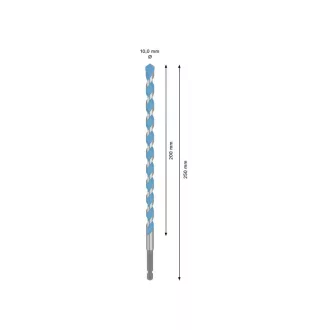  BOSCH EXPERT HEX-9 Multiconstruction vrták 10,0 x 200/250 mm s 1/4" držiakom bitov