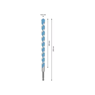  BOSCH EXPERT HEX-9 Multiconstruction vrták 14,0 x 200/250 mm s 1/4" držiakom bitov