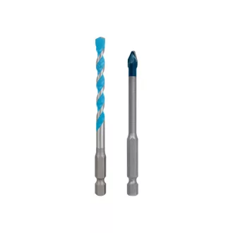   BOSCH EXPERT HEX-9 Hard Ceramic + Univerzálny vŕtací hriadeľ 6 mm 1/4" s bitovým upevnením (2 ks)