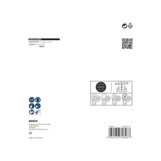   BOSCH EXPERT O780 Brúsny disk s jemným zrnitým povrchom 150 mm / P60 s keramickými zrniečkami (6 ks)