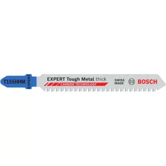   BOSCH EXPERT Dekupírovacie pílové listy pre nerezové plechy T155HHM 92 mm / 2,54TPI (3 ks)
