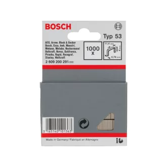  Zošívačka BOSCH 4 x 11,4 x 0,74 mm pre zošívačku HT14 (1000 ks)