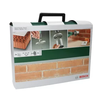   BOSCH Diamantová sada na výrez kruhov 5 dielna v kufri (33-53-67-73-83 mm)