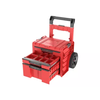   QBRICK SYSTEM PRO 2.0 Vozíková zásuvková skrinka na náradie 3 Red Ultra HD