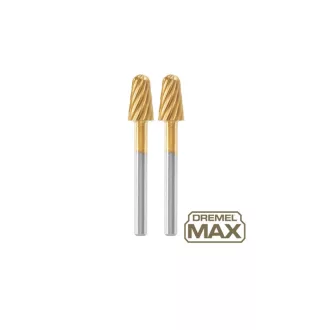   DREMEL MAX 117DM Frézovacia hlava guľovitý tvar 6,4 mm TiN povlak (2 ks)