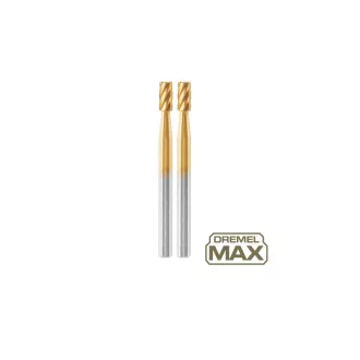   DREMEL MAX 194DM Frézovacia hlava valcová 3,2 mm s TiN povrchovou úpravou (2 kusy)