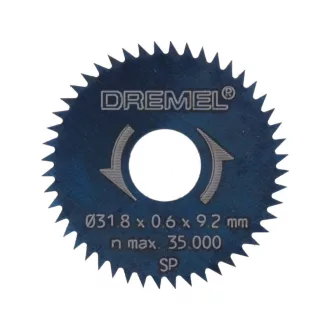 DREMEL Pílový kotúč na drevo 31,8 x 3,2 mm / 48T (2 ks)