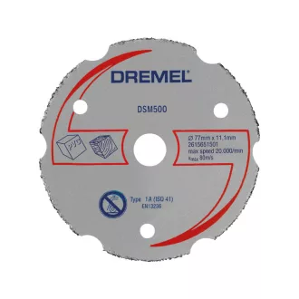   DREMEL DSM500 Brúsny kotúč s karbídovými zrnami, 77 x 11,1 mm
