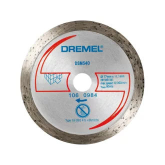 DREMEL DSM540 Diamantový rezný kotúč 77 x 11,1 mm