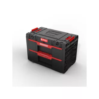 QBRICK SYSTEM PRIME Box na náradie s 2 zásuvkami Basic