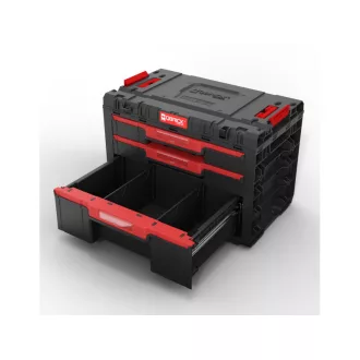 QBRICK SYSTEM PRIME Náradie box Basic s 3 zásuvkami