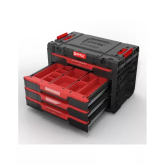   QBRICK SYSTEM PRIME Skrinka na náradie Basic so 4 zásuvkami
