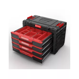  QBRICK SYSTEM PRIME Skrinka na náradie Basic so 4 zásuvkami