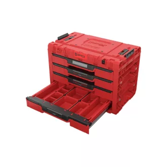   QBRICK SYSTEM PRIME 4-zásuvkový box na náradie Red Ultra HD