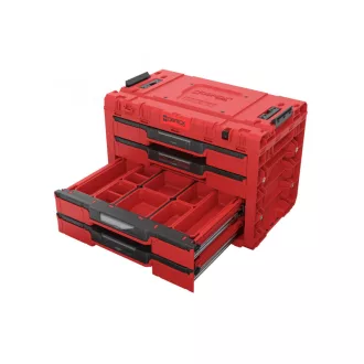   QBRICK SYSTEM PRIME 4-zásuvkový box na náradie Red Ultra HD
