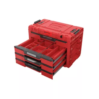   QBRICK SYSTEM PRIME 4-zásuvkový box na náradie Red Ultra HD