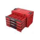 QBRICK SYSTEM PRIME 4-zásuvkový box na náradie Red Ultra HD