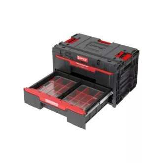   QBRICK SYSTEM ONE 2.0 Box na náradie s 2 zásuvkami a 10-dielnym organizérom