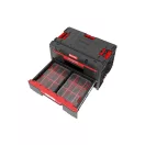 QBRICK SYSTEM ONE 2.0 Box na náradie s 2 zásuvkami a 10-dielnym organizérom