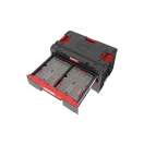 QBRICK SYSTEM ONE 2.0 Box na náradie s 2 zásuvkami a 10-dielnym organizérom