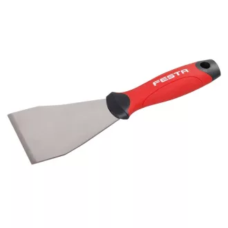   FESTA Stierací tmel 75 mm inox profesionálny s mäkkou rukoväťou