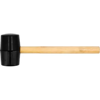 VOREL Gumové kladivo 450 g drevená násada 55 mm