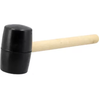VOREL Gumové kladivo 600 g drevená násada 70 mm