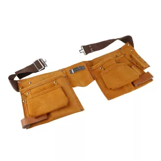 FESTA Kožená taška na uholník a náradie s 11 vreckami